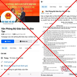 Cảnh báo thủ đoạn lừa đảo tuyển dụng công chức Bộ GDĐT
