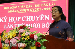 Kỳ họp Chuyên đề lần thứ 14, HĐND tỉnh khóa X: Thông qua chủ trương sắp xếp đơn vị hành chính cấp xã tỉnh Đắk Lắk giai đoạn 2023 - 2025
