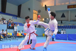 Karate Krông Pắc vững vàng vị thế dẫn đầu