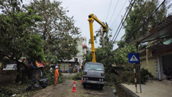 EVN đã khôi phục cung cấp điện cho hơn 5 triệu khách hàng ảnh hưởng bão số 3