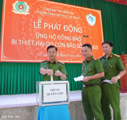 Đắk Lắk ủng hộ 6 tỷ đồng, giúp nhân dân các tỉnh phía Bắc khắc phục hậu quả bão số 3