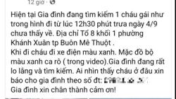 Diễn biến mới vụ nữ sinh 14 tuổi rời nhà trước lễ khai giảng