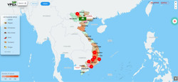 VPSA giới thiệu Bản đồ số hồ tiêu và gia vị Việt Nam
